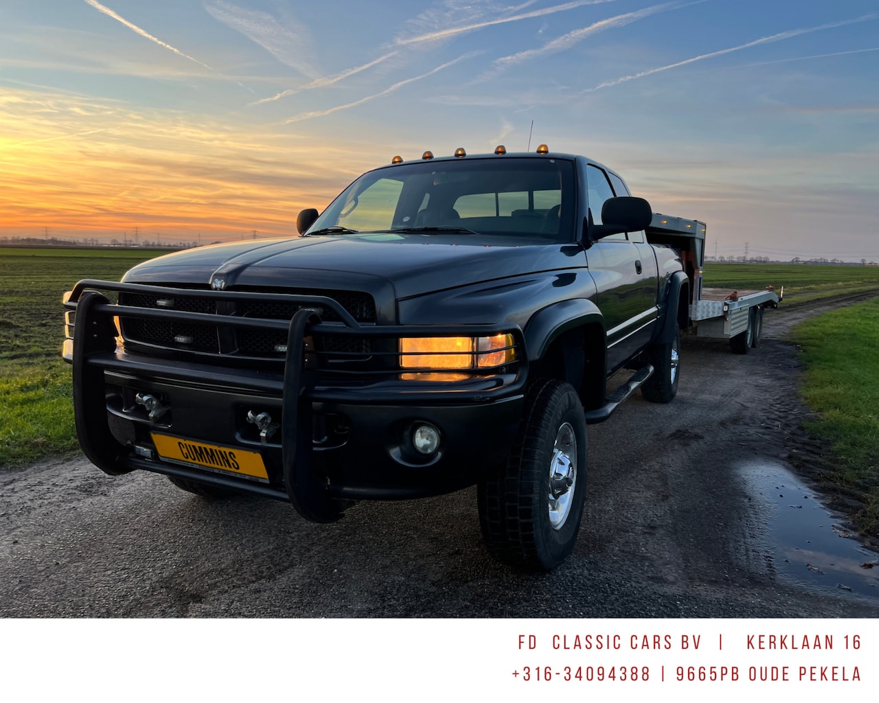 Dodge Ram 2500 - 5.9 Cummins Diesel met Fifthwheel aanhanger - AutoWereld.nl