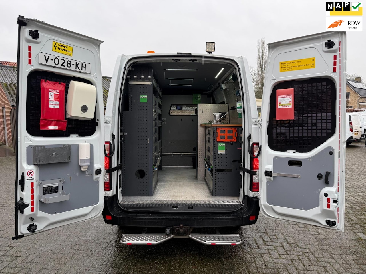 Renault Master - T35 2.3 dCi L2H2 bott inrichting 230v omvormer standkachel Energy - AutoWereld.nl