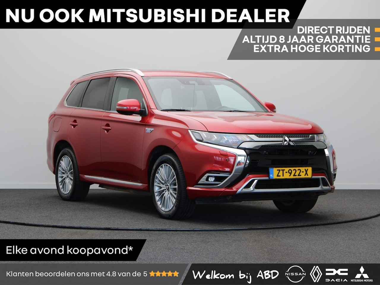 Mitsubishi Outlander - 2.4 PHEV Instyle | Achteruitrijcamera | Parkeersensoren rondom | Stoelverwarming | Climate - AutoWereld.nl