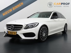 Mercedes-Benz C-klasse Estate - 200 Premium Plus AMG Styling Panoramadak Burmester Memory ACC 360 Camera Trekhaak