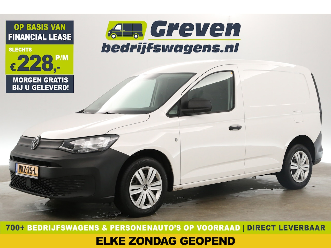 Volkswagen Caddy - 2.0 TDI L1H1 Airco Carplay Navigatie Schuifdeur Elektrpakket - AutoWereld.nl