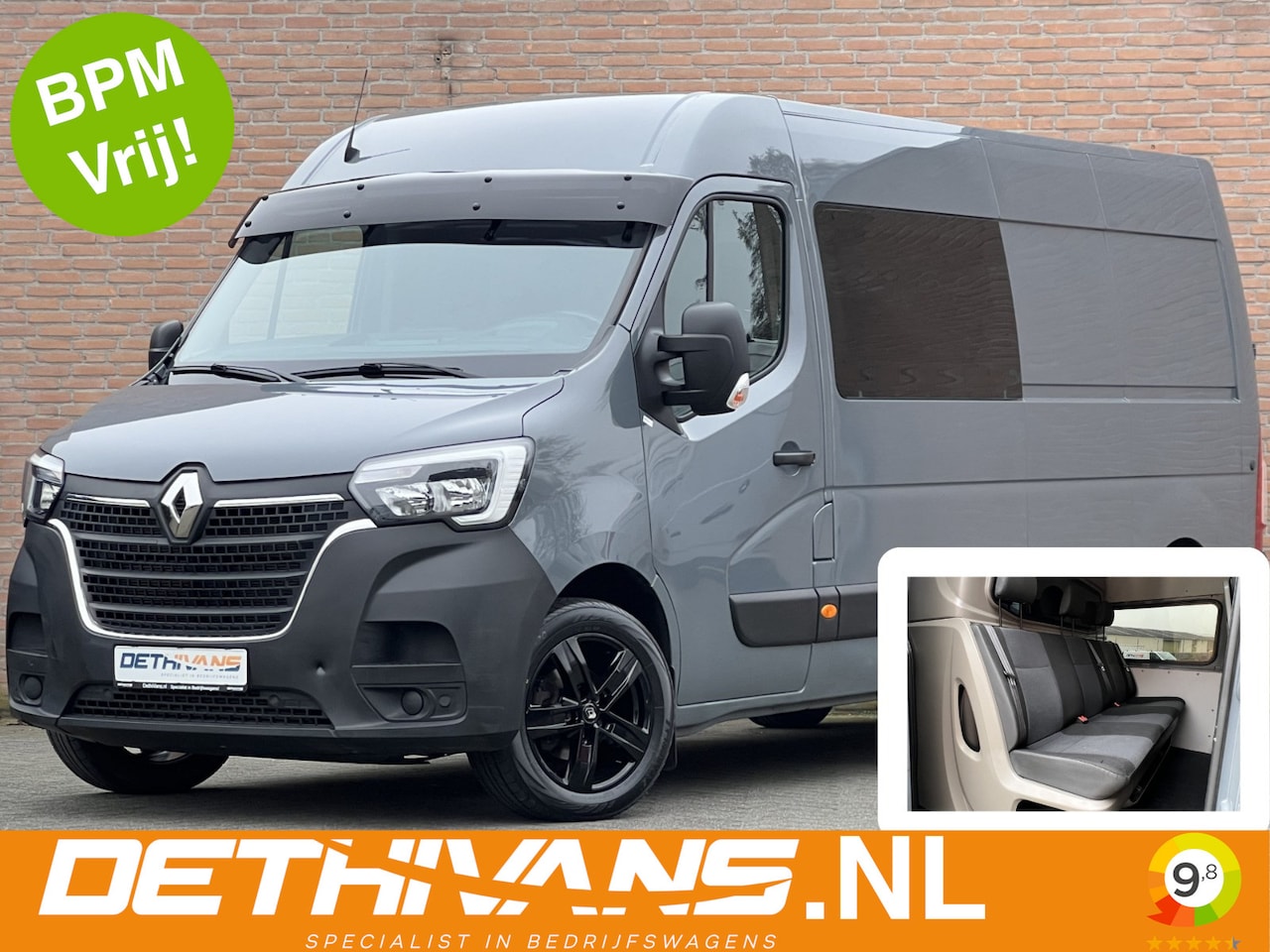 Renault Master - 2.3dCi 180PK L3H2 Dubbelcabine / Euro6 / Camera - AutoWereld.nl