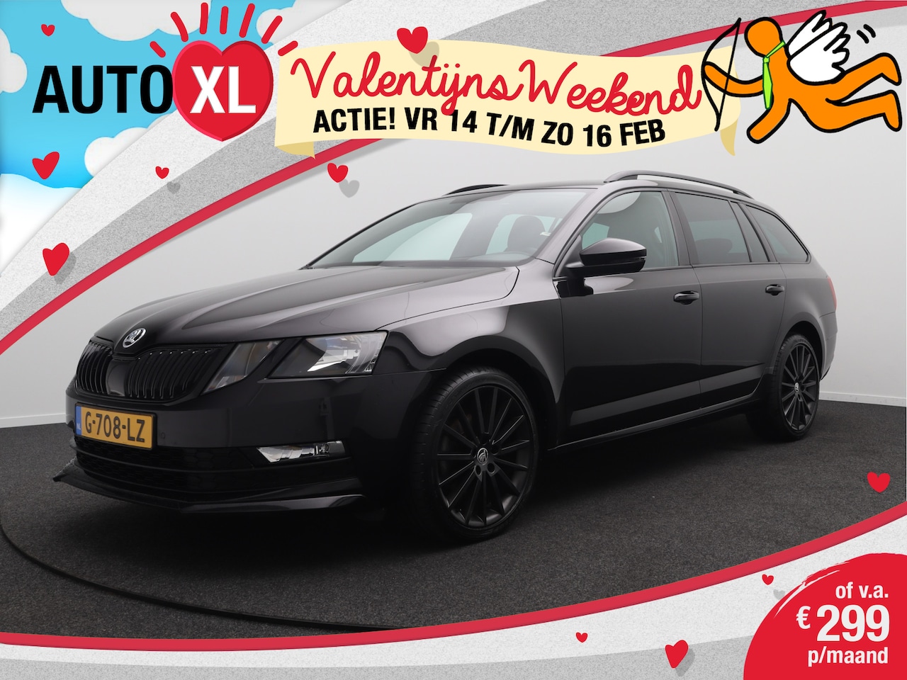 Skoda Octavia Combi - 1.5 TSI 150 PK Aut. Black Edition Sportstoelen Leder LMV 18' Trekhaak - AutoWereld.nl