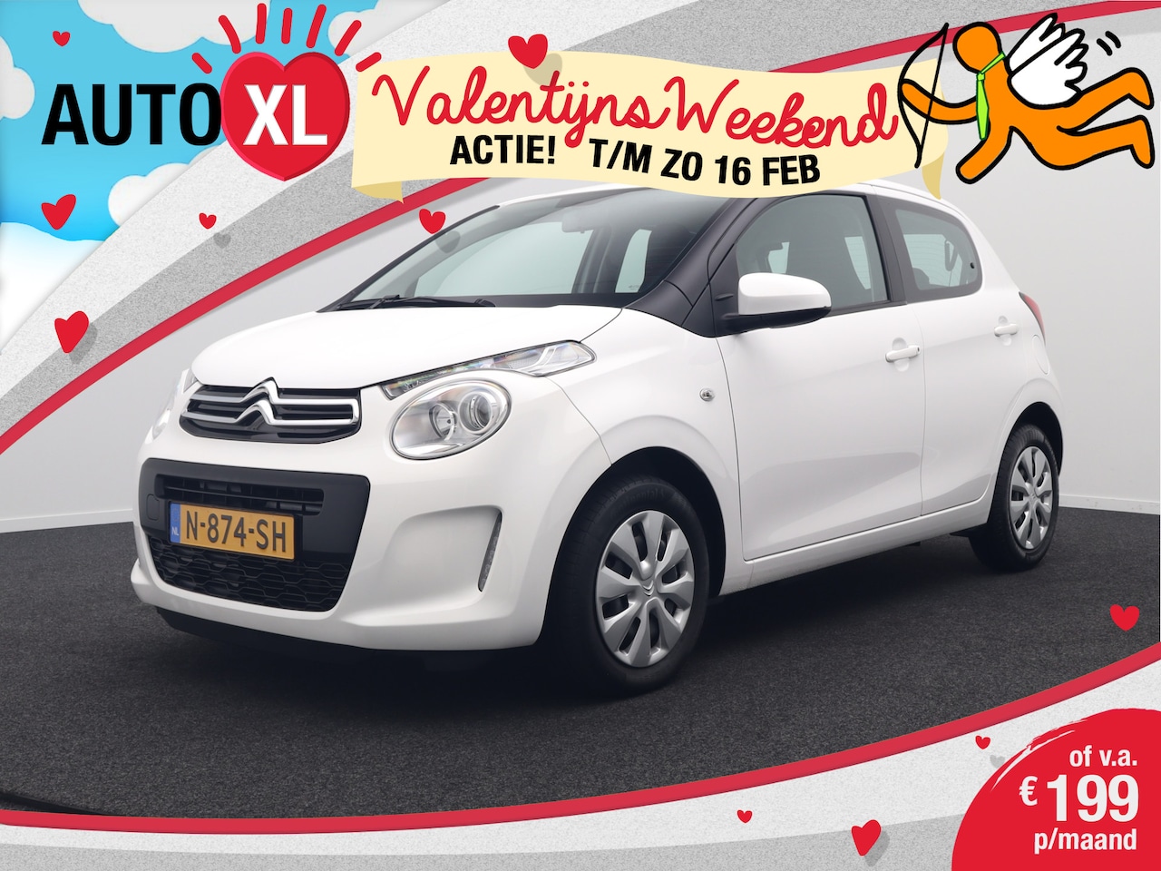 Citroën C1 - 1.0 VTi 73 PK Feel Airco Bluetooth LED - AutoWereld.nl