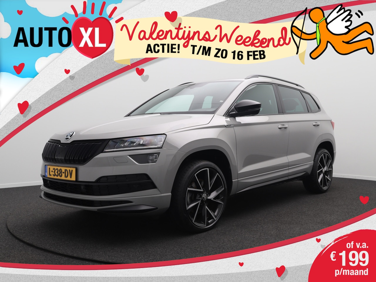 Skoda Karoq - 1.5 TSI 150 PK Sportline Camera Climate Stoelverw. Carplay LED - AutoWereld.nl