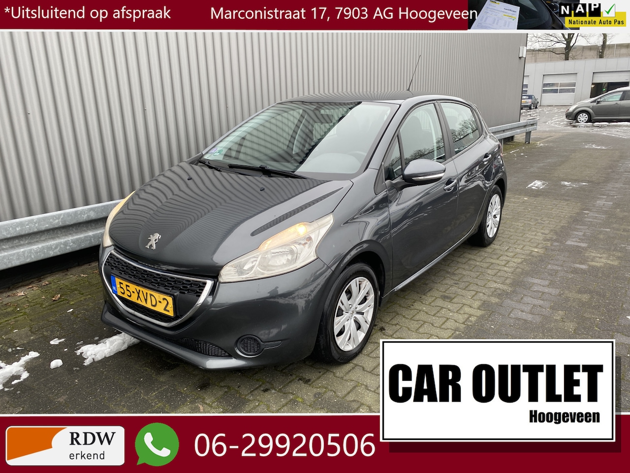 Peugeot 208 - 1.2 Vti Active 1.2 VTi Active 5-Drs, 135Dkm.NAP, A/C, Bluetooth, nw. APK – Inruil Mogelijk – - AutoWereld.nl