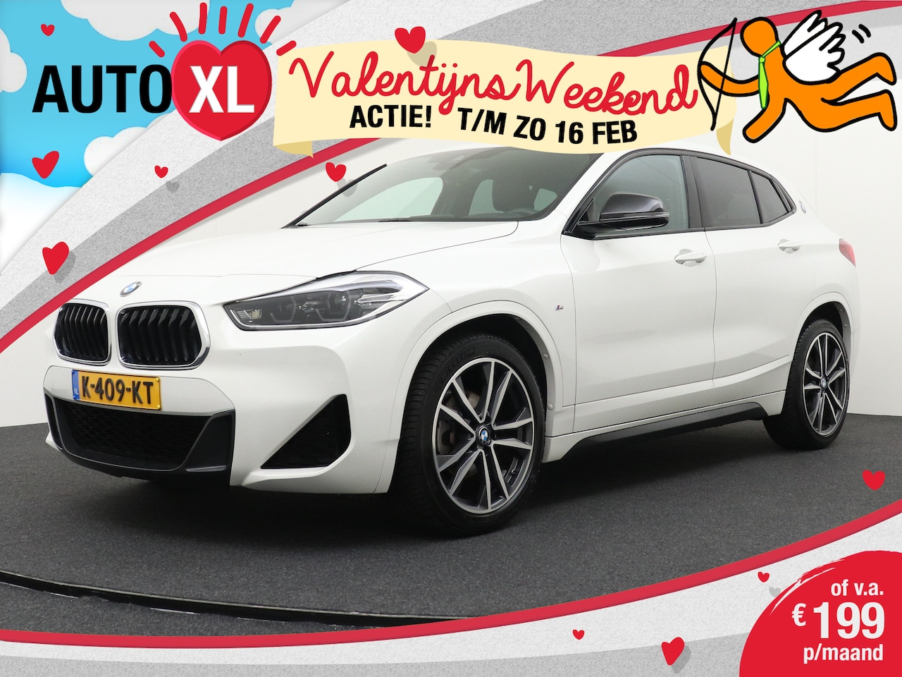 BMW X2 - sDrive16d Aut. M-sport Pano-dak Sportstoelen 19' velgen - AutoWereld.nl