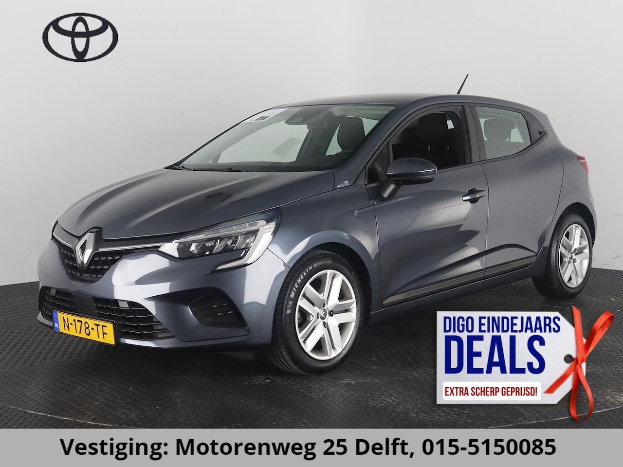 Renault Clio - 1.0 TCE BI-FUEL ZEN TOT 2 JR GARANTIE Airco. Apple/Android auto. Cruise Control. Navigatie - AutoWereld.nl