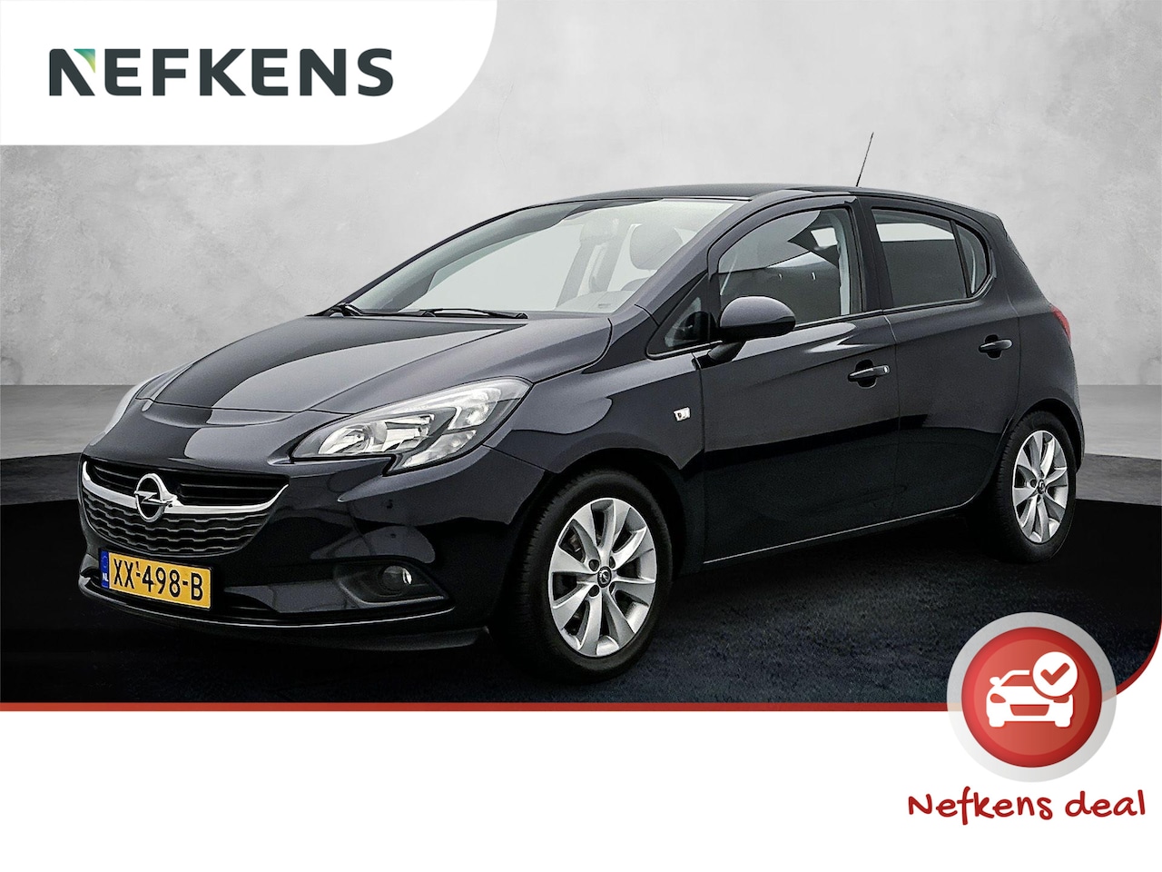 Opel Corsa - Favourite 90 pk | Navigatie | Parkeersensoren Achter | Airco | Cruise Control | DAB Ontvan - AutoWereld.nl