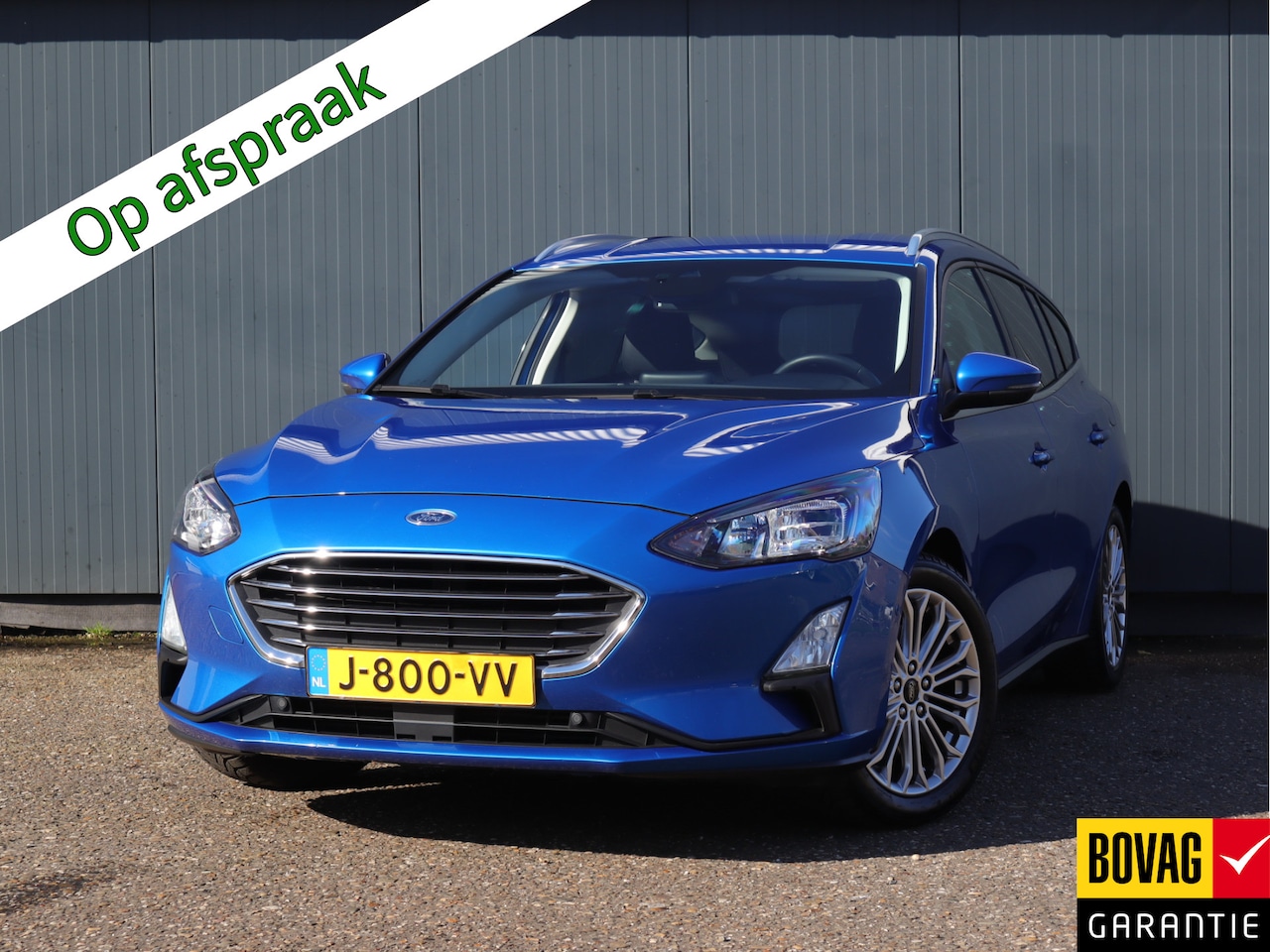 Ford Focus Wagon - 1.0 EcoBoost Hybrid Titanium X Business 1.0 EcoBoost Hybrid Titanium X Business (155PK), 1ste-Eigenaar, Keurig-Onderh., Navigatie/ - AutoWereld.nl