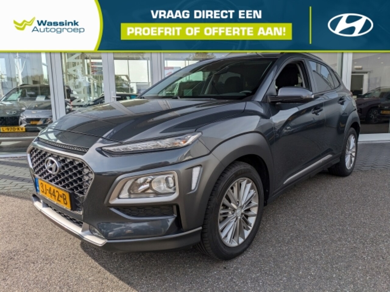 Hyundai Kona - 1.0 T-GDI 120pk 2WD Fashion | Navigatie - AutoWereld.nl