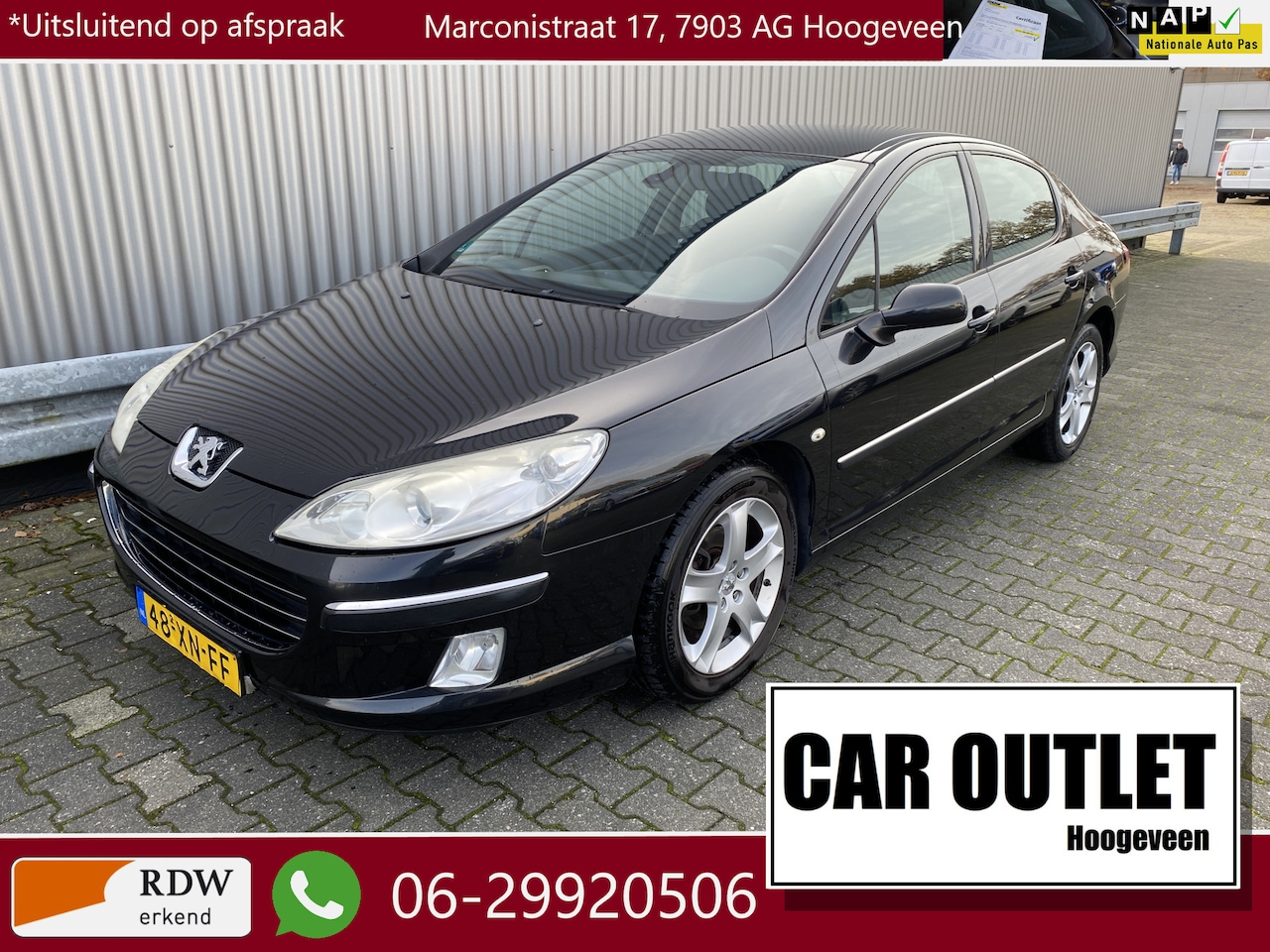 Peugeot 407 - 2.0-16V XS Clima, Carkit, CC, LM, – Inruil Mogelijk – - AutoWereld.nl