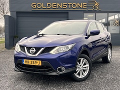 Nissan Qashqai - 1.2 Connect Edition Navi, Clima, Cruise, LM Velgen, Trekhaak, Camera, 116pk, Nieuwe APK Bi