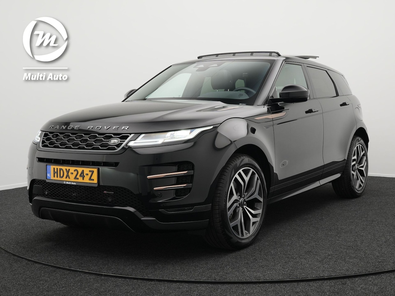 Land Rover Range Rover Evoque - P300e AWD R-Dynamic Plug In Hybrid PHEV | Panodak | Adaptive Cruise | Meridian Sound | Led - AutoWereld.nl