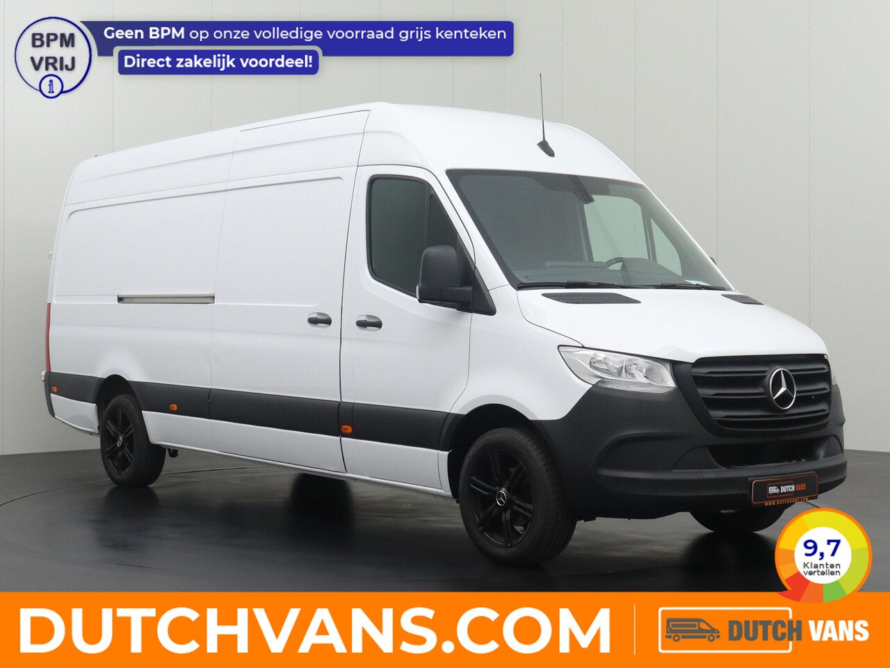 Mercedes-Benz Sprinter - 319CDI 3.0V6 Automaat L3H2 Maxi | 3500Kg Trekhaak | Navigatie | Camera | Airco | Betimmeri - AutoWereld.nl