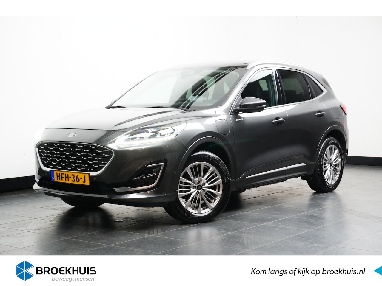 Ford Kuga - 2.5 PHEV Vignale | Pano-dak | Adapt. Cruise | Head-Up | Camera V+A | Elektr. Klep | Memory - AutoWereld.nl