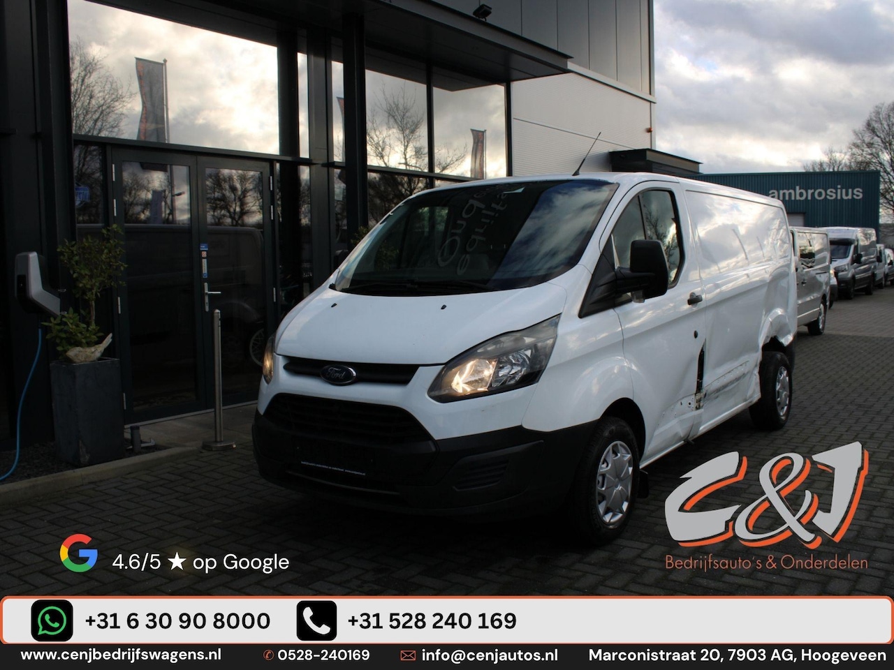 Ford Transit Custom - 270S 2.0TD105Pk/77Kw M6 FWD Trend airco 3 zits - AutoWereld.nl