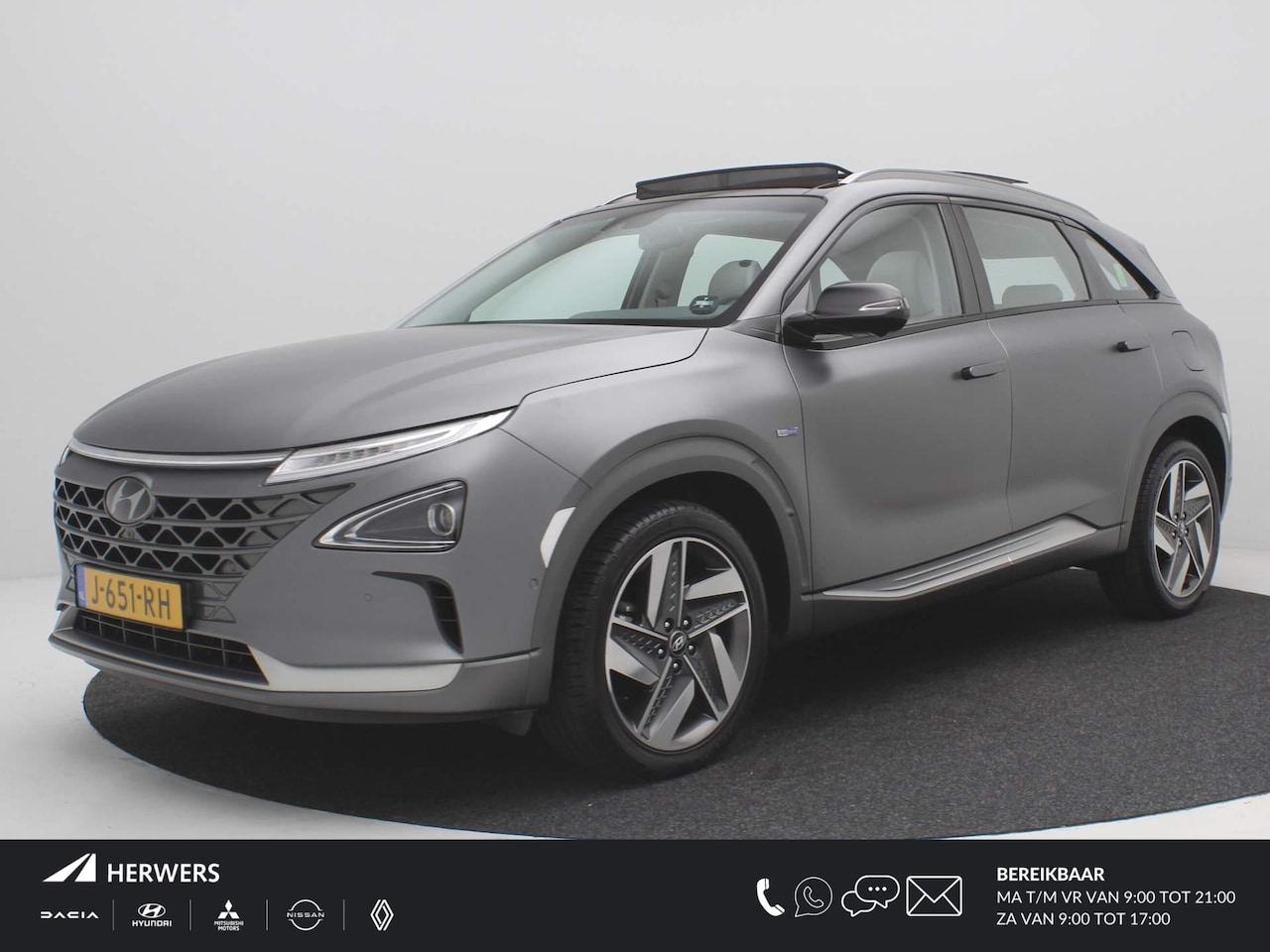 Hyundai NEXO - FCEV Plus Pack Waterstof Automaat / GROOT GLAZEN SCHUIF-KANTELDAK / WATERSTOF / ADAPTIVE C - AutoWereld.nl