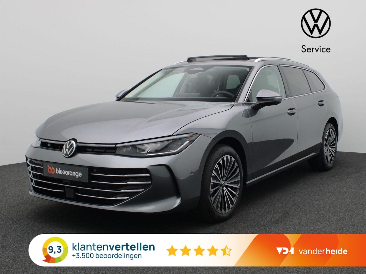 Volkswagen Passat Variant - 1.5 eTSI Elegance Business 150PK DSG Pano-Schuifdak, Adaptieve Cruise Controle, Head-Up Di - AutoWereld.nl