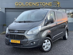 Ford Transit Custom - 290 2.2 TDCI L2H1 Limited DC Dubbele Cabine, Navi, Airco, Cruise, Stoelverwarming, Trekhaa