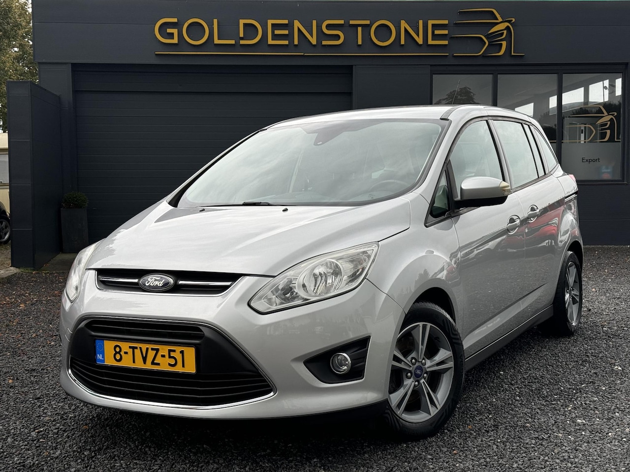 Ford Grand C-Max - 1.0 Edition Navi,Airco,Cruise,PDC,LM Velgen,N.A.P,APK bij Aflevering - AutoWereld.nl