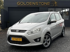 Ford Grand C-Max - 1.0 Edition Navi, Airco, Cruise, PDC, 6 Bak, 125pk, LM Velgen, N.A.P, APK bij Aflevering