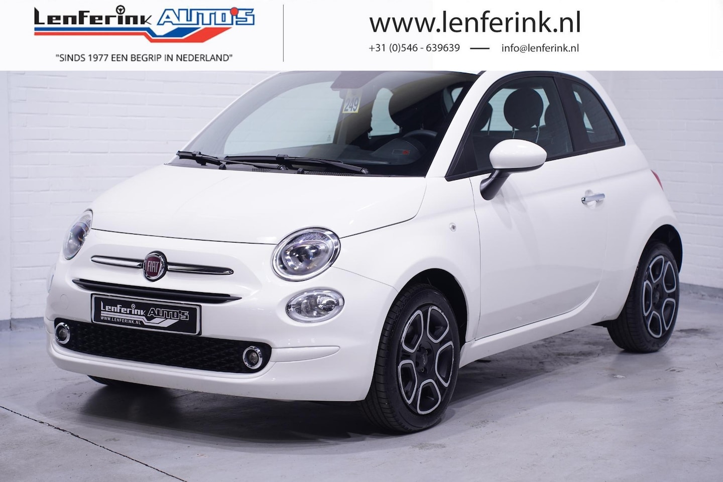 Fiat 500 - 1.0 Hybrid 70 pk Airco ECC, Apple Carplay Cruise Control, PDC achter, DAB+ - AutoWereld.nl