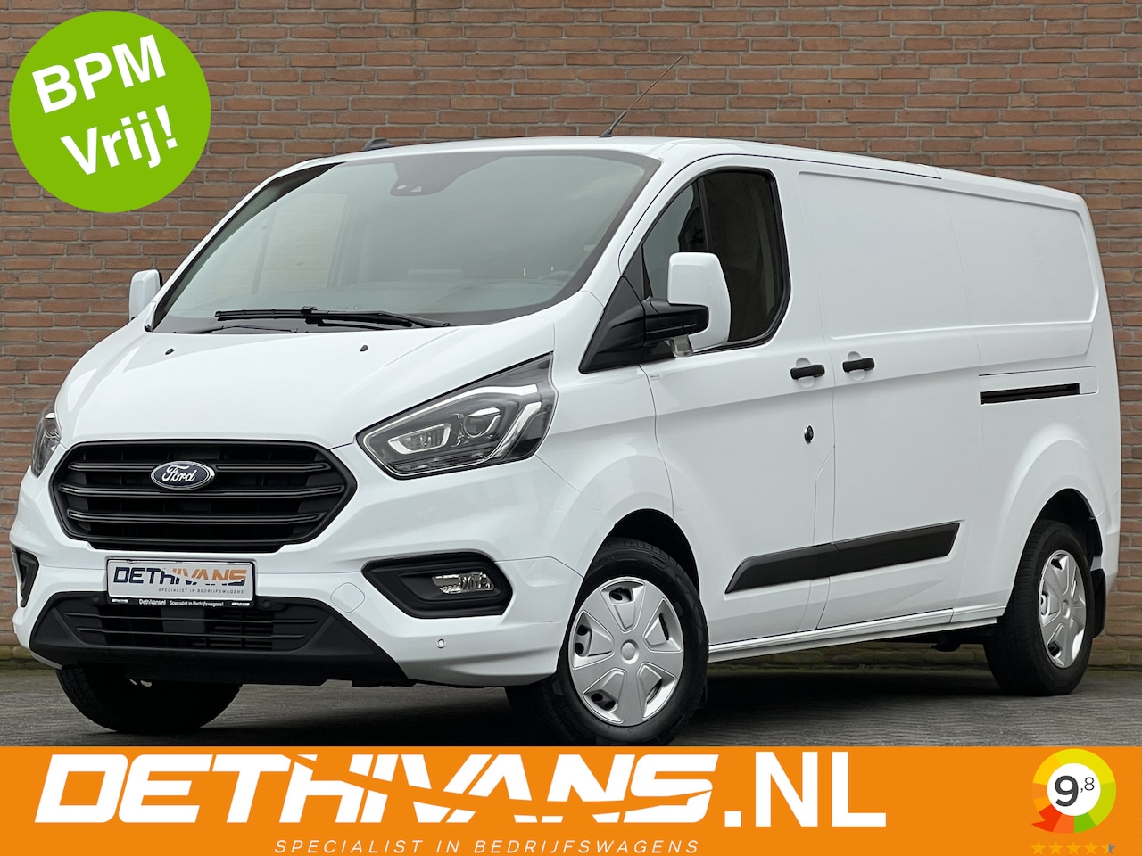 Ford Transit Custom - 2.0TDCI 130PK Lang / Automaat / 2x Schuifdeur / Carplay - AutoWereld.nl