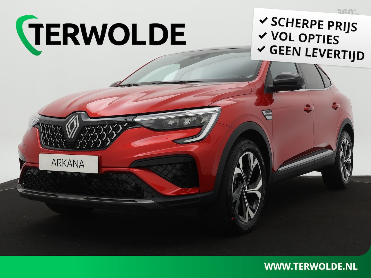 Renault Arkana - 1.6 E-Tech hybrid 145 techno | BOSE Premium Audio | Pack Look | Trekhaak | Adaptive Cruise - AutoWereld.nl