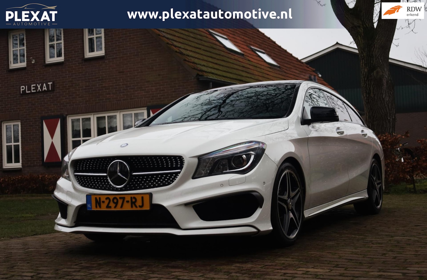 Mercedes-Benz CLA-klasse Shooting Brake - 200 Edition 1 Aut. | AMG-Pakket | Panoramadak | Harman-Kardon | Lederen Stoelen | Climate - AutoWereld.nl