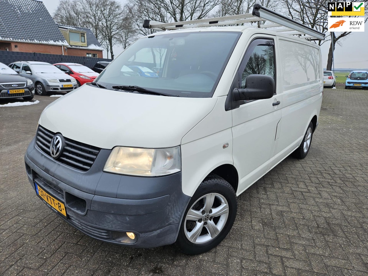 Volkswagen Transporter - 2.5 TDI 300 MHD. 2008. Marge/Airco/Cruise/Trekhaak/Mistlampen. - AutoWereld.nl