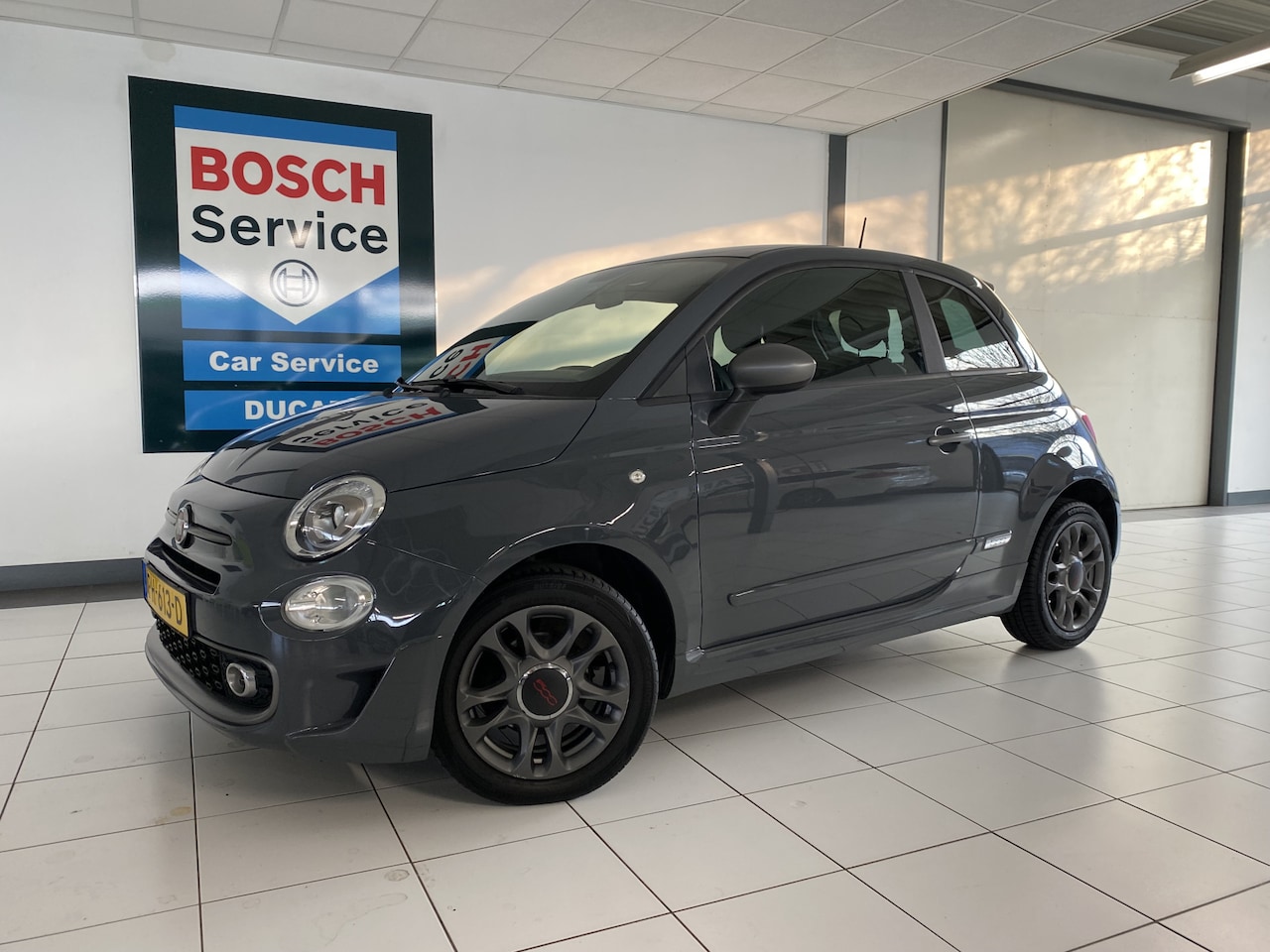 Fiat 500 - S 0.9 TwinAir Turbo Sport Leer/ stof / Airco /Navigatie - AutoWereld.nl