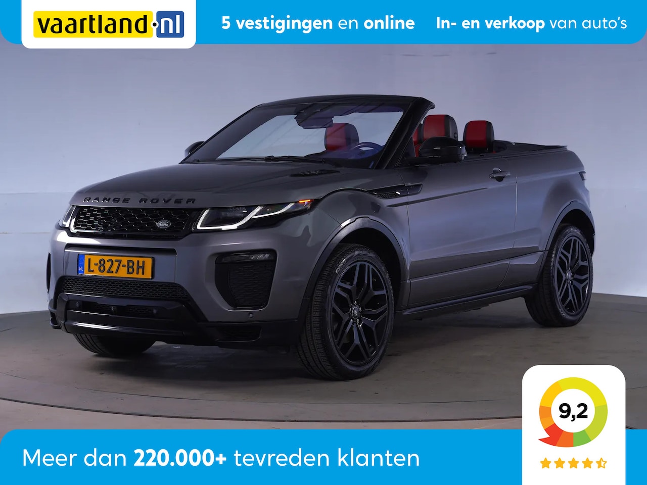 Land Rover Range Rover Evoque - Convertible 2.0 Si4 HSE Dynamic Aut. [ LED Navi Camera Leder Meridian ] - AutoWereld.nl