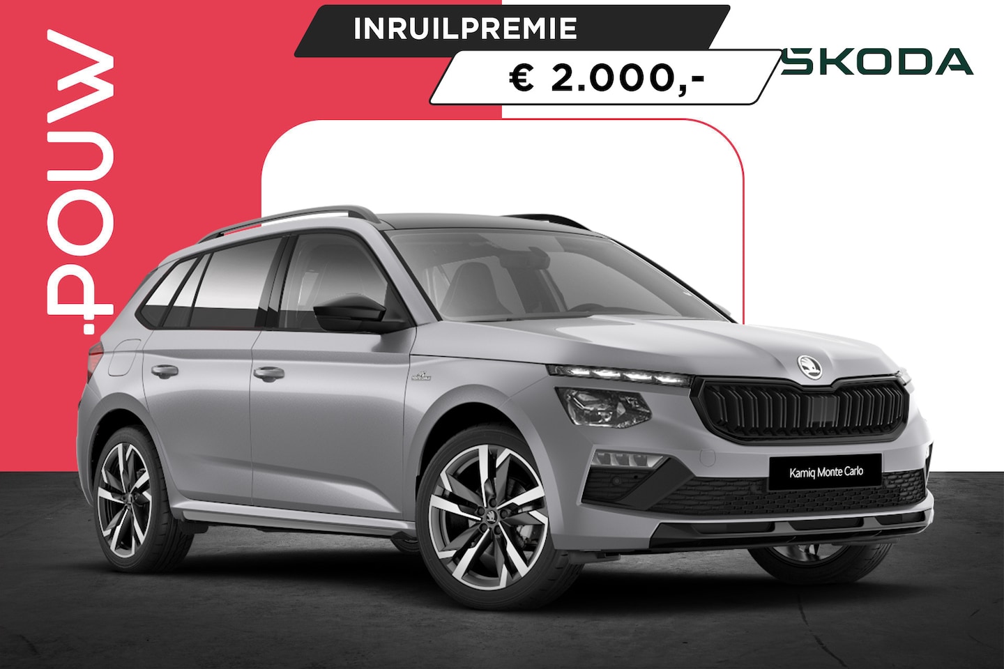 Skoda Kamiq - 1.0 TSI 115pk DSG Monte Carlo | Travel Assist Plus | Achteruitrijcamera - AutoWereld.nl