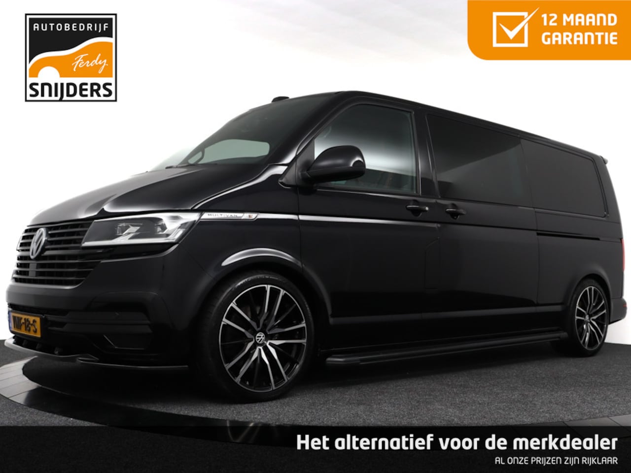 Volkswagen Transporter Multivan - 2.0 TDI L2H1 DSG Dubbel Cabine Highline Deluxe | Leer | Virtual | 2x Elektr.schuifdeur | W - AutoWereld.nl