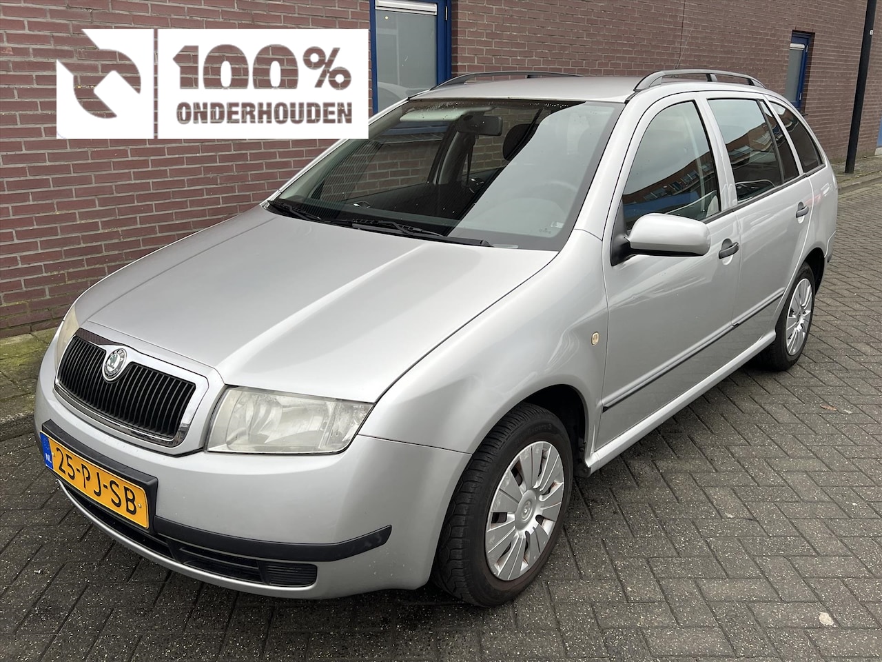 Skoda Fabia Combi - 1.4 55KW Classic 100% onderhouden! - AutoWereld.nl