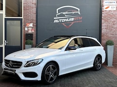 Mercedes-Benz C-klasse - 180 AMG 9G Pano Blind Stoelvw Camera Led Navi