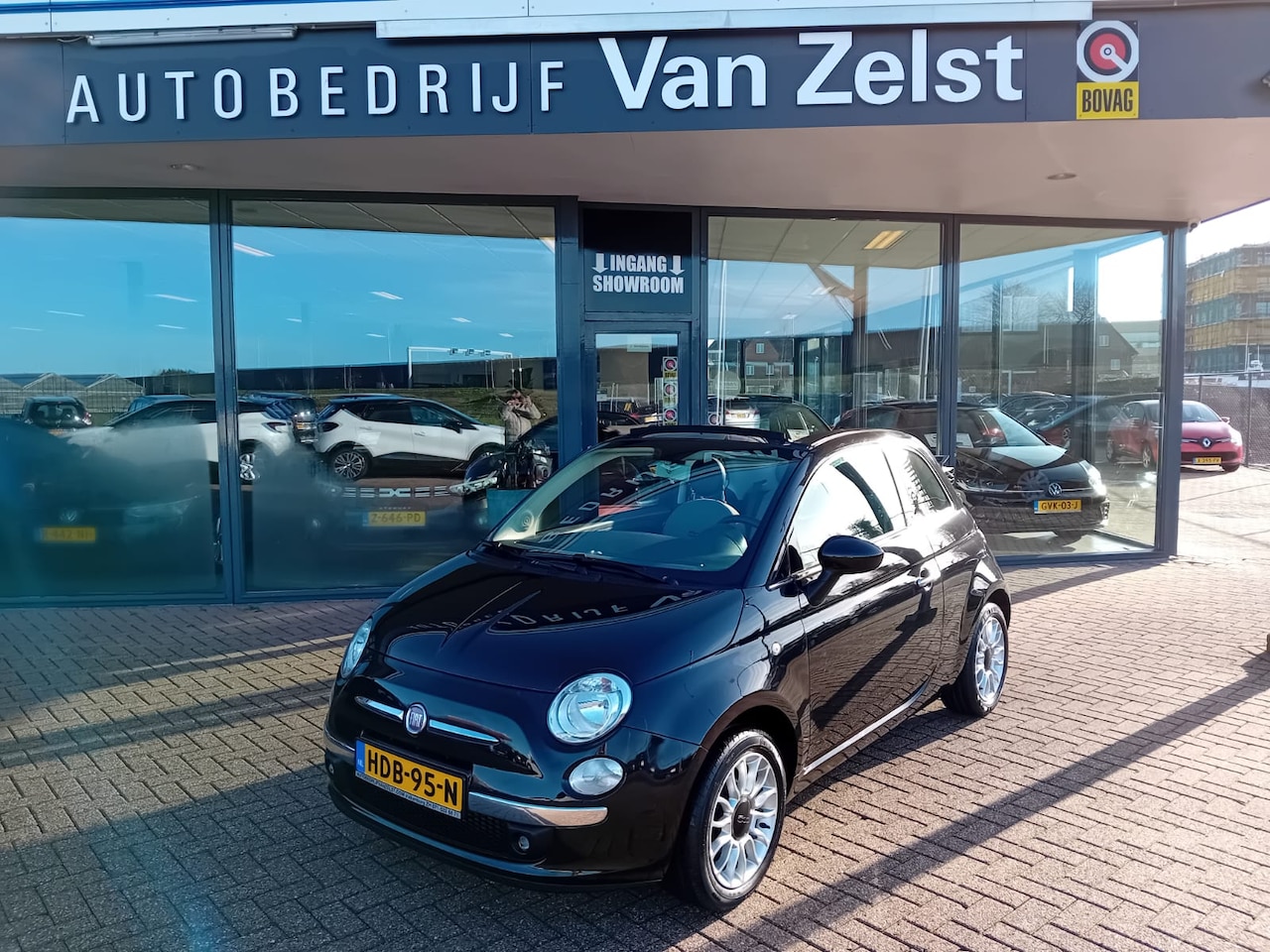 Fiat 500 C - 1.2 Pop Cabriolet, Airco, Multimedia, Parkeersensoren, Elektrische ramen, Elektrische spie - AutoWereld.nl