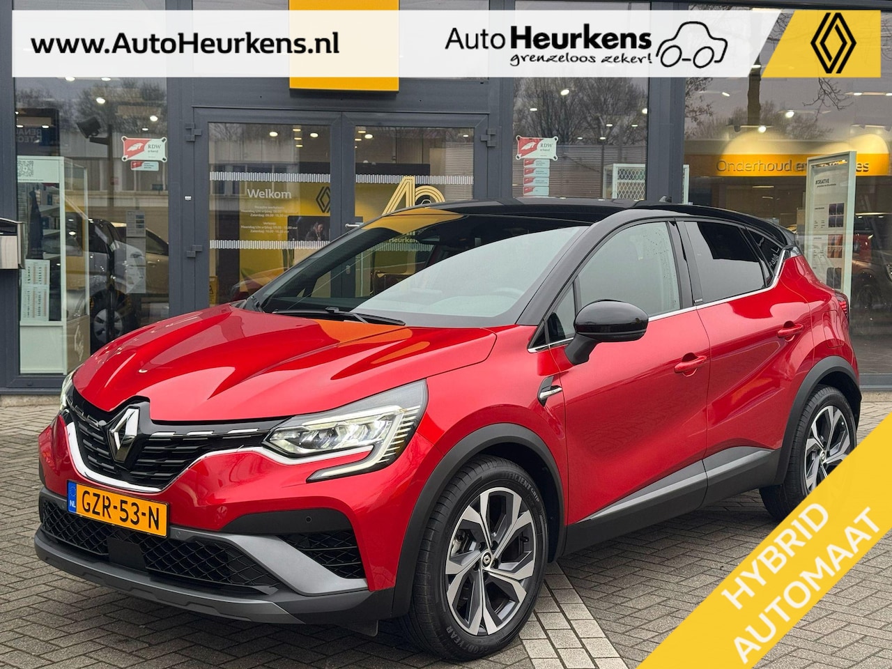 Renault Captur - 1.6 E-Tech Plug-in Hybrid 160 RS-Line | Verwarmbare voorstoelen | Achteruitrijcamera | - AutoWereld.nl