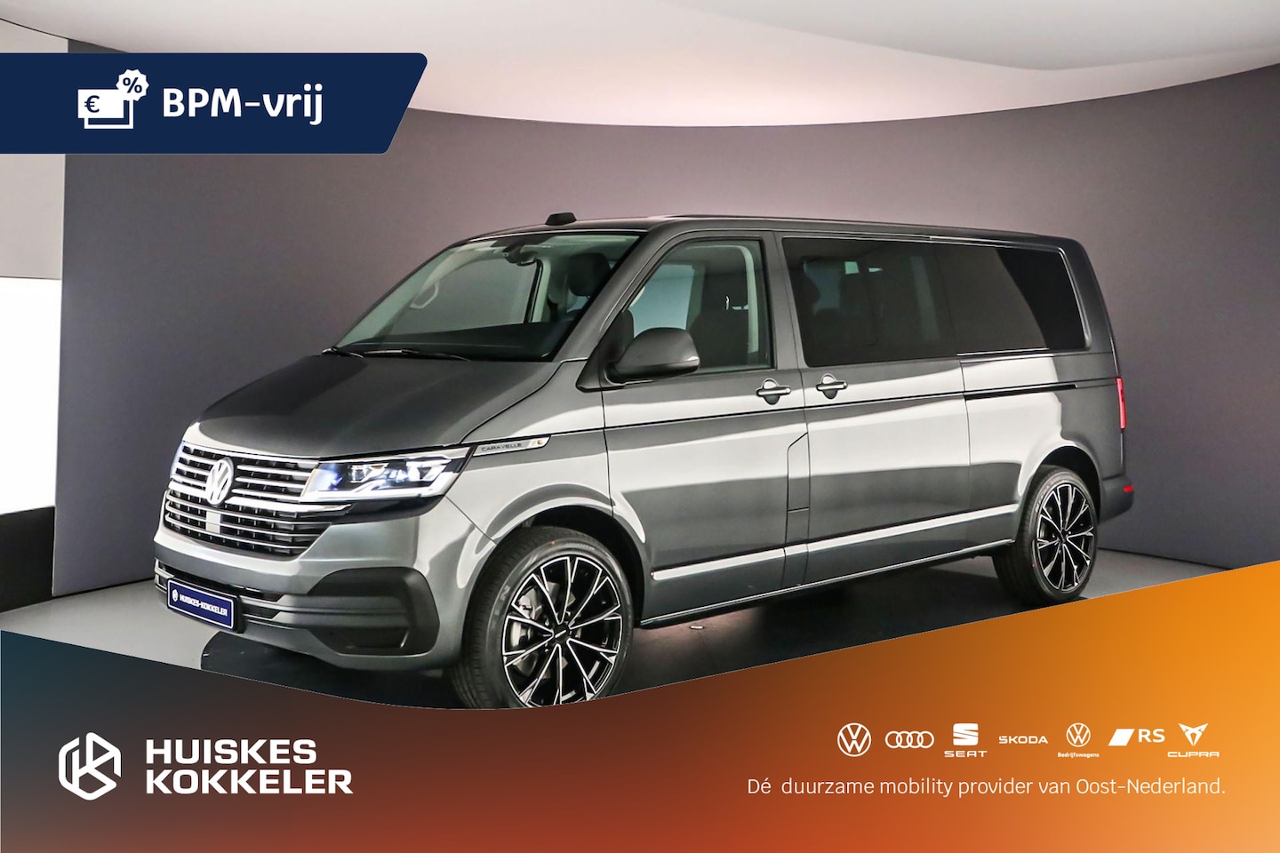 Volkswagen Transporter Caravelle - Dubbele cabine 2.0TDI 204PK DSG L2H1 Caravelle | Excl. kosten rijklaarmaken | - AutoWereld.nl