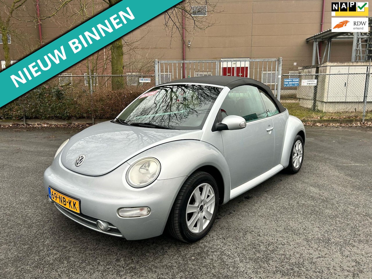 Volkswagen New Beetle Cabriolet - 1.6 LEUKE AUTO RIJDT EN SCHAKELT GOED - AutoWereld.nl