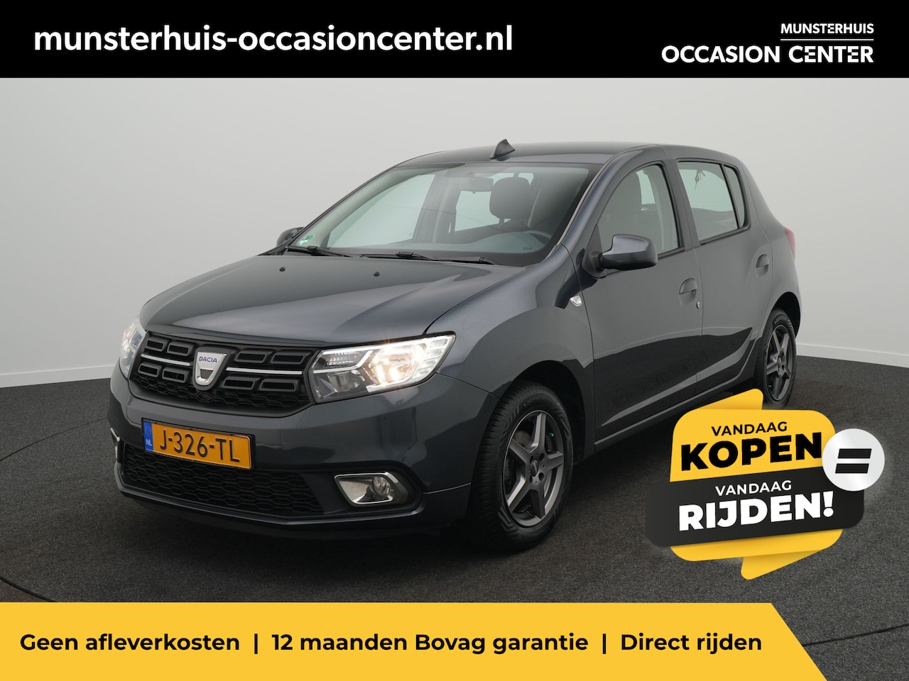 Dacia Sandero - 1.0 TCe Bi-Fuel Comfort - Trekhaak - Airco - Bluetooth - AutoWereld.nl