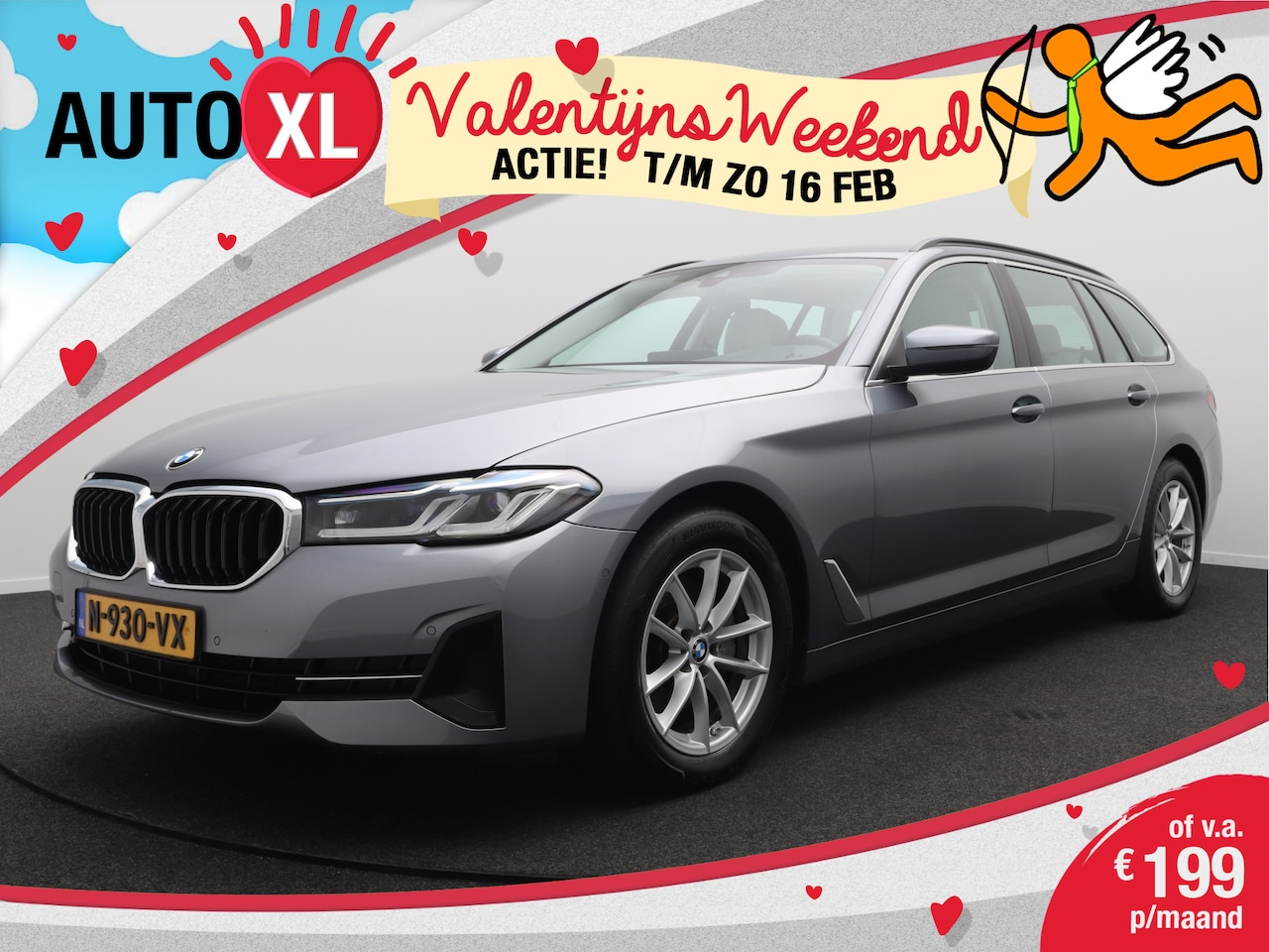 BMW 5-serie Touring - 520d Business+ Memory Camera Carplay Digi. Dash. - AutoWereld.nl