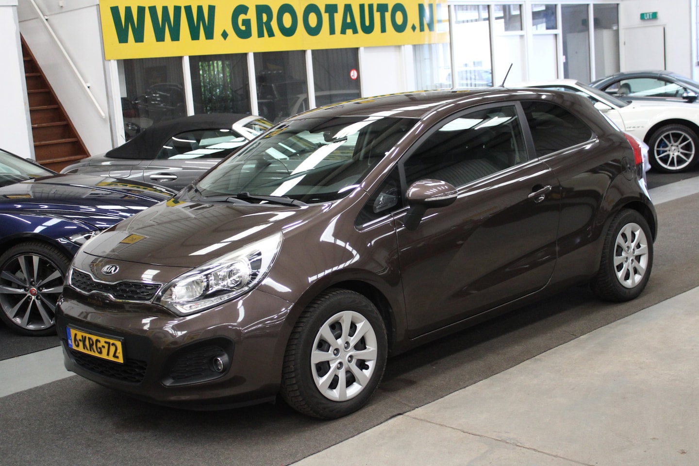 Kia Rio - 1.2 CVVT Super Pack NAP, Airco, Navi, Cruise control, Isofix - AutoWereld.nl