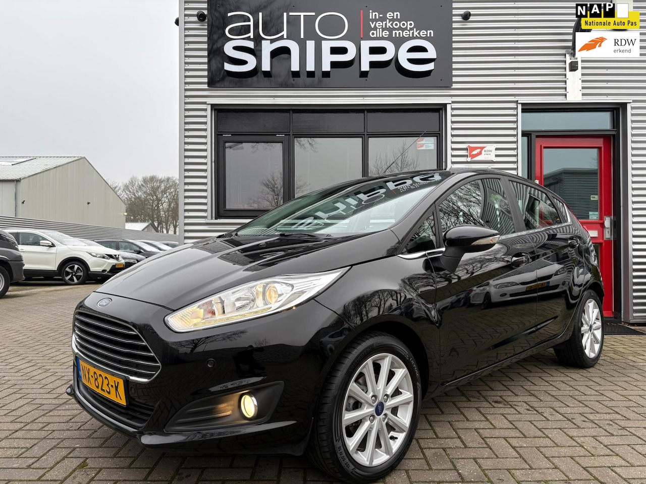 Ford Fiesta - 1.0 EcoBoost Titanium -101 PK!-5DRS.-CLIMA-VOORRUITVERWARMING-PDC V+A-NAVI-BLUETOOTH-ORIGI - AutoWereld.nl