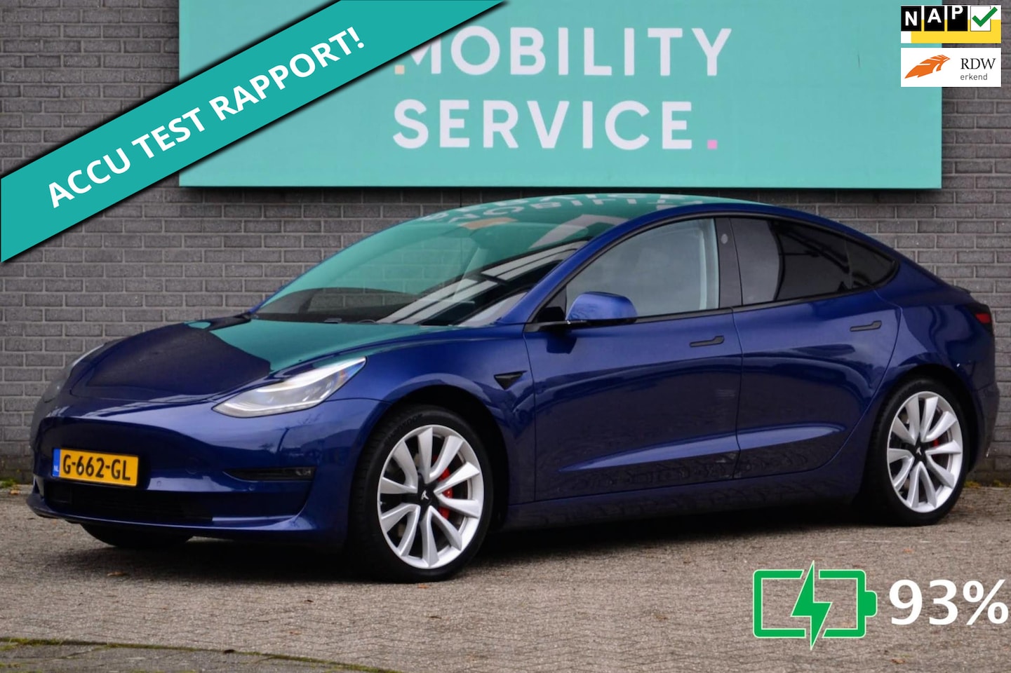 Tesla Model 3 - Standard RWD Plus 60 kWh SOH93% Pano Cruise LED AutoPilot - AutoWereld.nl