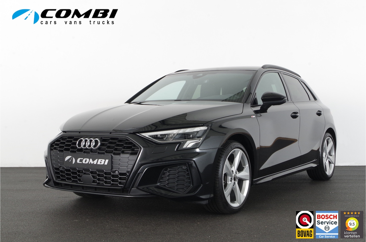 Audi A3 Sportback - 35 TFSI S line edition > 150pk/S-line/18inch/stoelverwarming/Optiek-pakket Zwart... | 1450 - AutoWereld.nl