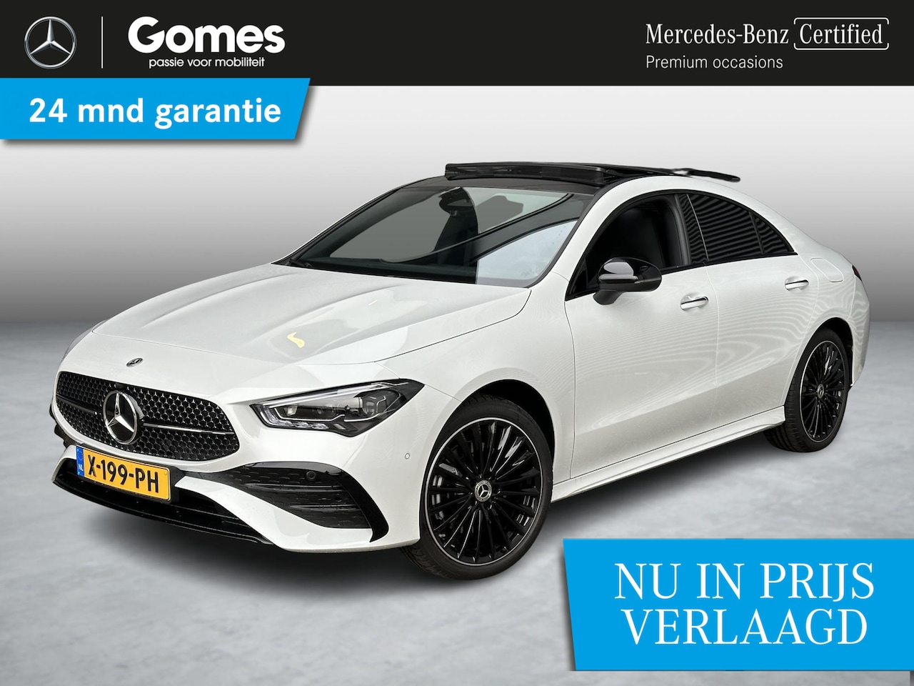 Mercedes-Benz CLA-Klasse - 250 e | Panoramadak | AMG Night | Premium | Achteruitrijcamera | Stoelverwarming | Sfeerve - AutoWereld.nl