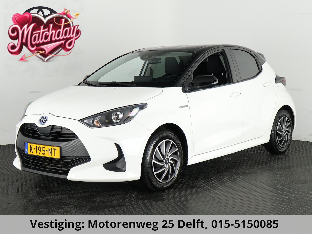 Toyota Yaris - 1.5 HYBRID BI-TONE ACTIVE PACK CARPLAY NAVIGATIE. CAMERA.ADAPT.CRUISE.GARANTIE TOT 2031 - AutoWereld.nl