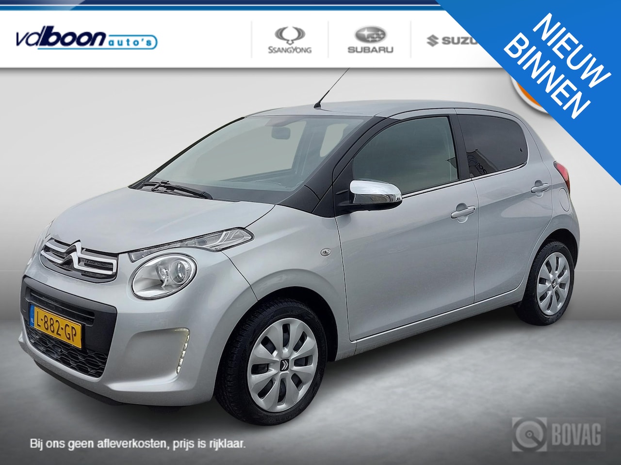 Citroën C1 - 1.0 VTi Feel AIRCO | APP. NAVI | NL-auto | rijklaarprijs !! - AutoWereld.nl